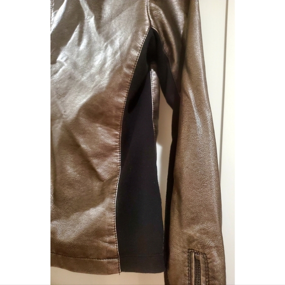 Marc New York Andrew Marc faux leather jacket coat - Picture 3 of 10